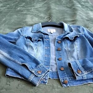 Jessica Simpson Light Blue Denim Jean Jacket for Girls